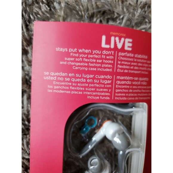 MEMOREX LIVE SPORT EC110 FLEXIBILITY AND Fun Orange New In Pkg Case Included New - Picture 5 of 9
